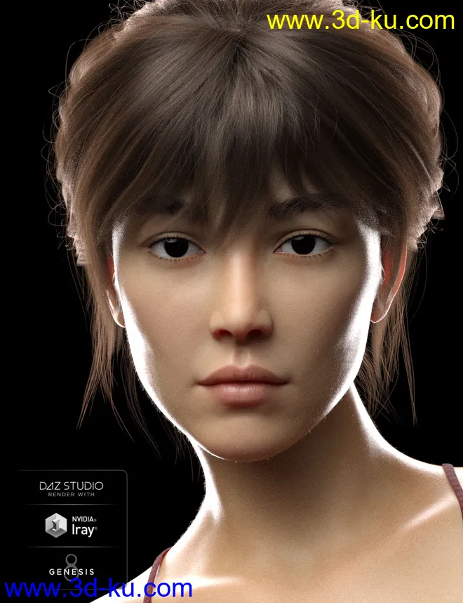 Virginia HD for Genesis 8 Female模型的图片3