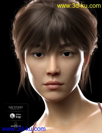 3D打印模型Virginia HD for Genesis 8 Female的图片