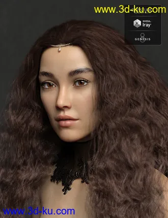 3D打印模型Virginia HD for Genesis 8 Female的图片