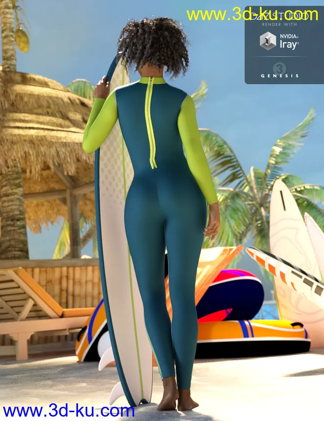 Wave Breakers for Genesis 3 Female(s)模型的图片3