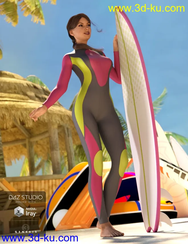 Wave Breakers for Genesis 3 Female(s)模型的图片5