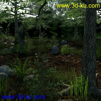 3D打印模型Wet Terrain的图片