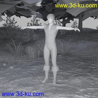 3D打印模型Wet Terrain的图片