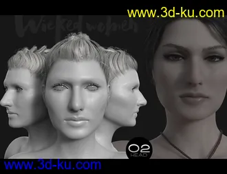 3D打印模型Wicked Women HD Faces and Bodies for Genesis 8 Female的图片