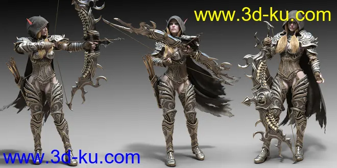 Wind Warrior Hierarchical Poses模型的图片3