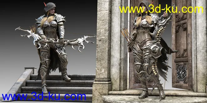 Wind Warrior Hierarchical Poses模型的图片4