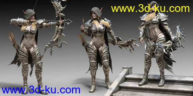 Wind Warrior Hierarchical Poses模型的图片5