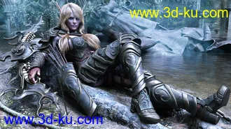3D打印模型Wind Warrior Outfit Textures的图片