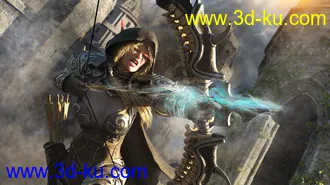 3D打印模型Wind Warrior Outfit Textures的图片