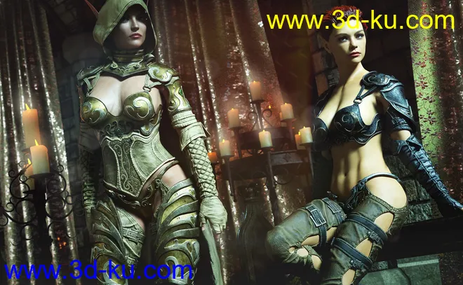 Wind Warrior Outfit Textures模型的图片14