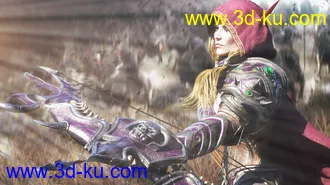 3D打印模型Wind Warrior Outfit with dForce for Genesis 8 Female(s)的图片