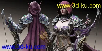 3D打印模型Wind Warrior Outfit with dForce for Genesis 8 Female(s)的图片