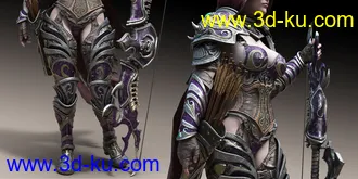 3D打印模型Wind Warrior Outfit with dForce for Genesis 8 Female(s)的图片