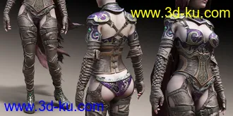 3D打印模型Wind Warrior Outfit with dForce for Genesis 8 Female(s)的图片
