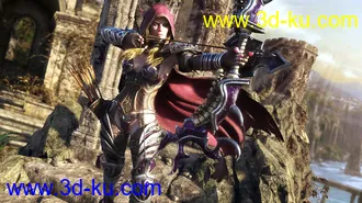 3D打印模型Wind Warrior Outfit with dForce for Genesis 8 Female(s)的图片