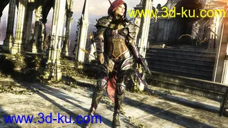 3D打印模型Wind Warrior Outfit with dForce for Genesis 8 Female(s)的图片