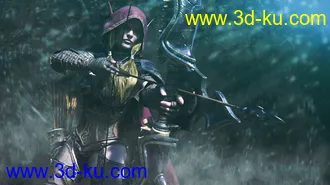 3D打印模型Wind Warrior Outfit with dForce for Genesis 8 Female(s)的图片