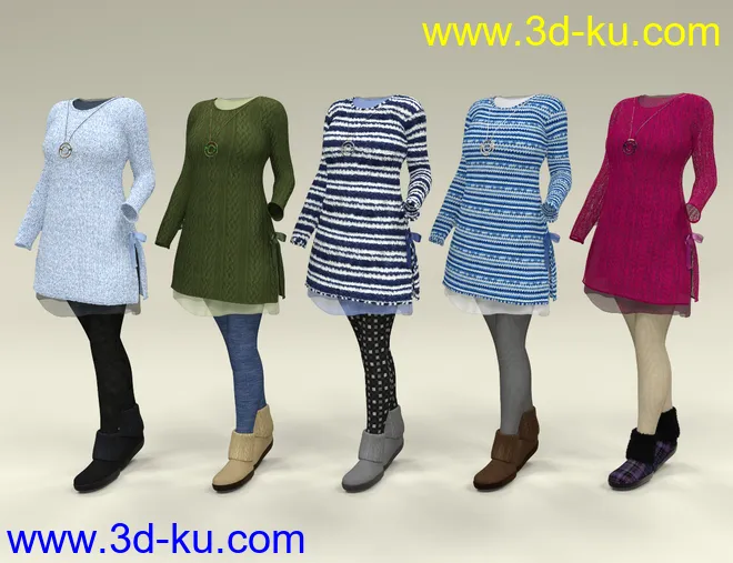 Winter Dayz for Genesis 8 Female(s)模型的图片2