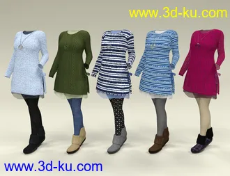 3D打印模型Winter Dayz for Genesis 8 Female(s)的图片