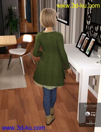 3D打印模型Winter Dayz for Genesis 8 Female(s)的图片
