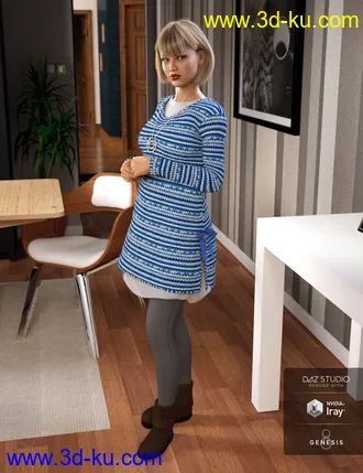 3D打印模型Winter Dayz for Genesis 8 Female(s)的图片