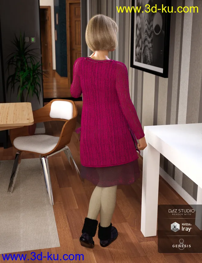 Winter Dayz for Genesis 8 Female(s)模型的图片10