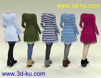 3D打印模型Winter Dayz for Genesis 8 Female(s)的图片