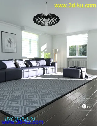 3D打印模型Wohnen Living Room的图片