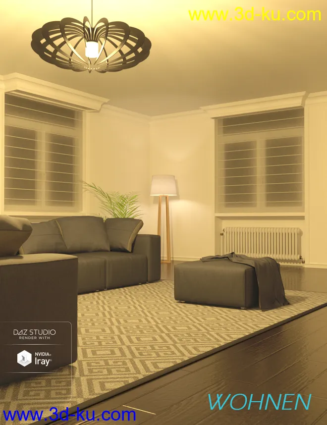 Wohnen Living Room模型的图片4