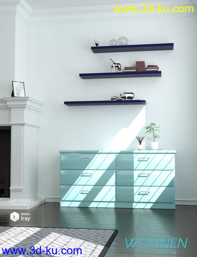 Wohnen Living Room模型的图片5