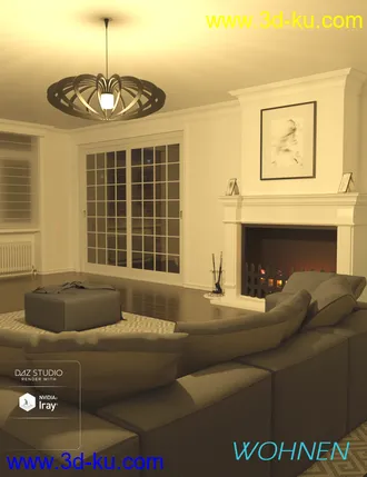 3D打印模型Wohnen Living Room的图片