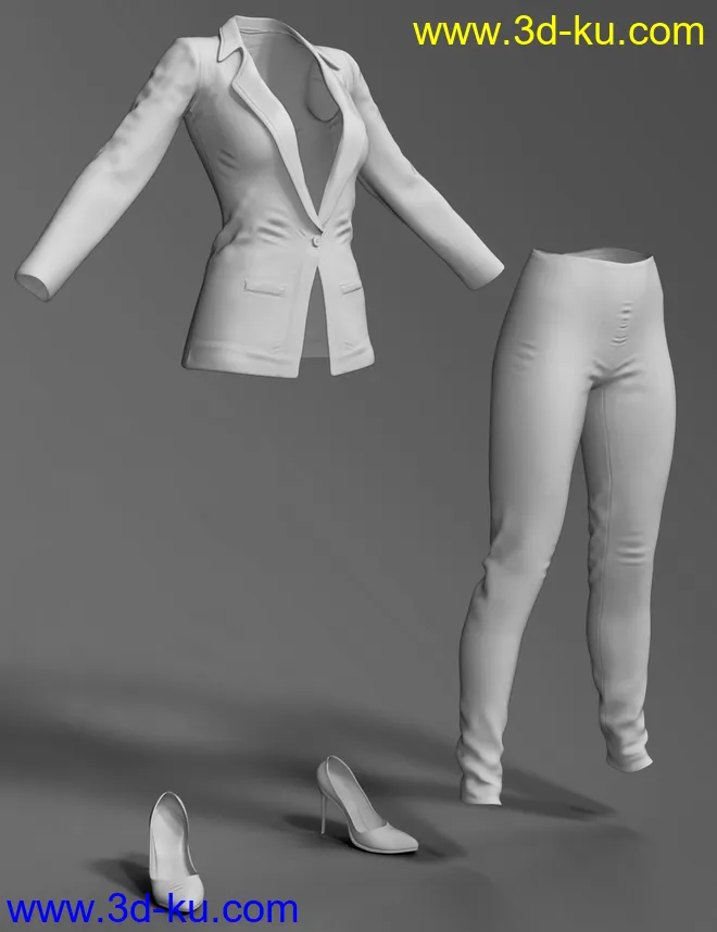 X-Fashion After Hours Suit for Genesis 8 Female(s)模型的图片6