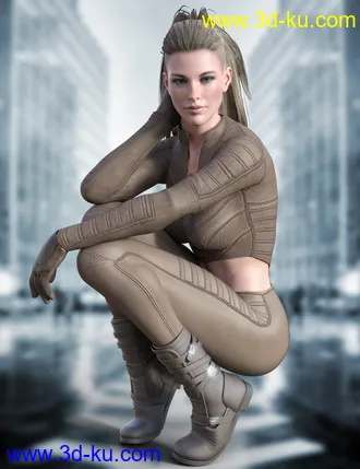 3D打印模型X-Fashion Justice Outfit for Genesis 8 Female(s)的图片