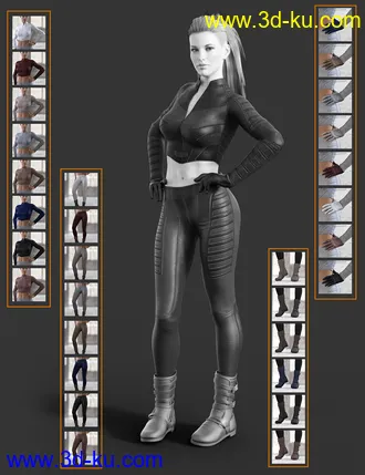 3D打印模型X-Fashion Justice Outfit for Genesis 8 Female(s)的图片