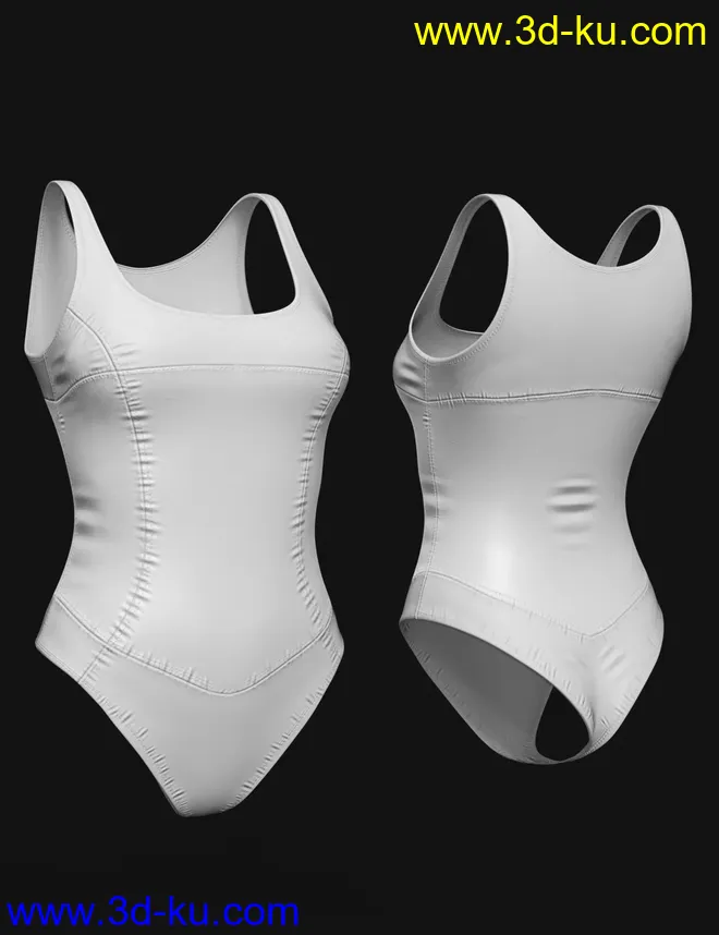 X-Fashion Nightshade Bodysuit for Genesis 8 Female(s)模型的图片6