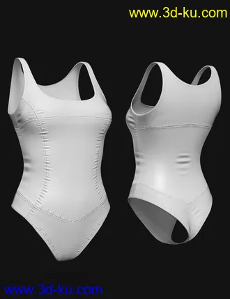 3D打印模型X-Fashion Nightshade Bodysuit for Genesis 8 Female(s)的图片