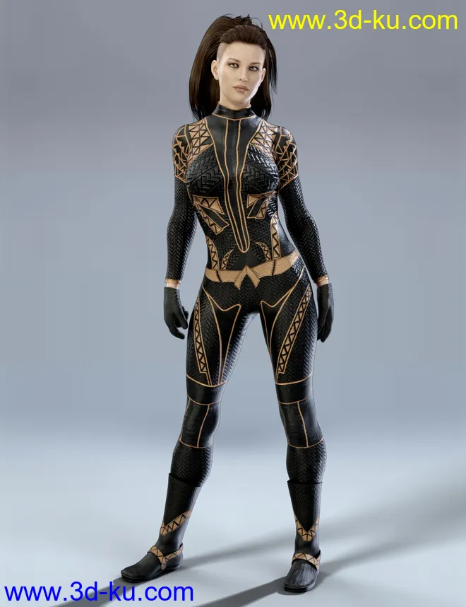 X-Fashion Sci Bodysuit 2 for Genesis 8 Female(s)模型的图片1