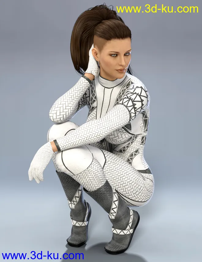 X-Fashion Sci Bodysuit 2 for Genesis 8 Female(s)模型的图片3