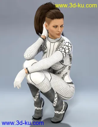 3D打印模型X-Fashion Sci Bodysuit 2 for Genesis 8 Female(s)的图片