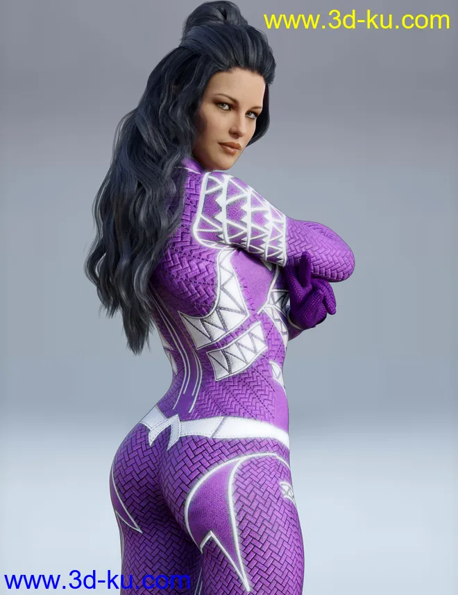 X-Fashion Sci Bodysuit 2 for Genesis 8 Female(s)模型的图片4