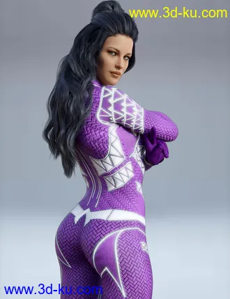 3D打印模型X-Fashion Sci Bodysuit 2 for Genesis 8 Female(s)的图片