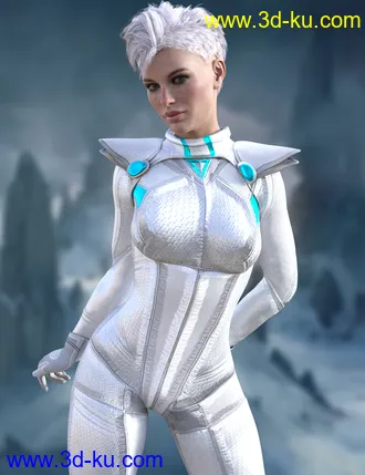 3D打印模型X-Fashion Sci Bodysuit 4 for Genesis 8 Female(s)的图片