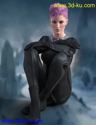 3D打印模型X-Fashion Sci Bodysuit 4 for Genesis 8 Female(s)的图片