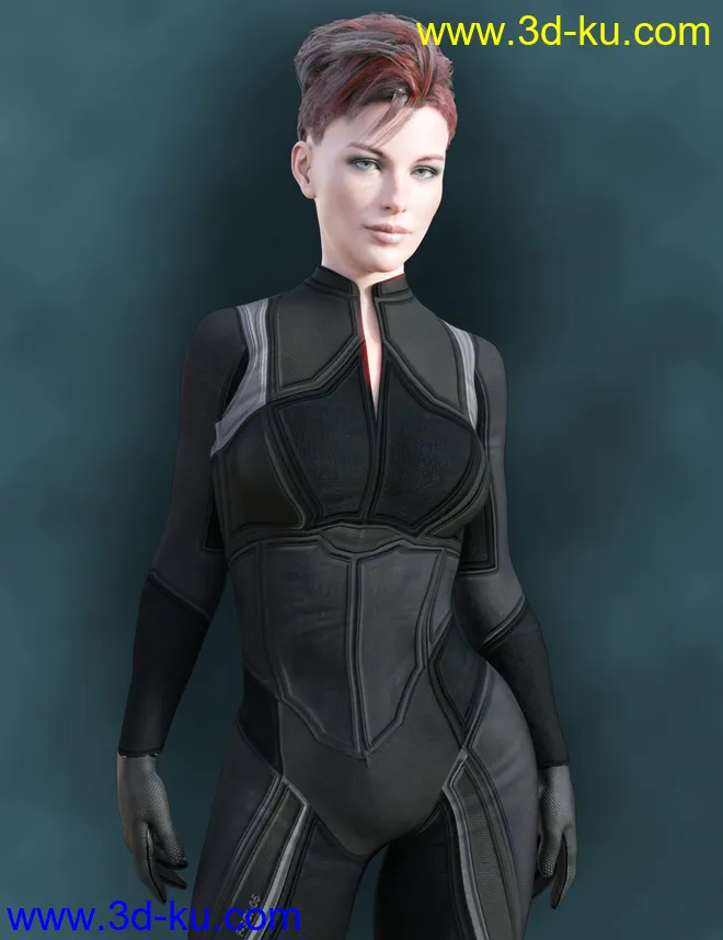 X-Fashion Sci Bodysuit 5 for Genesis 8 Female(s)模型的图片2