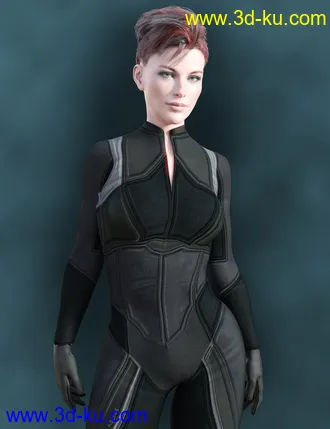 3D打印模型X-Fashion Sci Bodysuit 5 for Genesis 8 Female(s)的图片