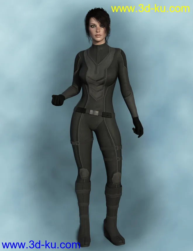 X-Fashion Sci Bodysuit 6 for Genesis 8 Female(s)模型的图片2