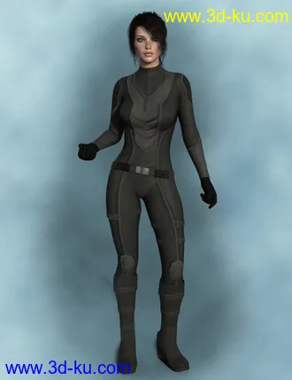 3D打印模型X-Fashion Sci Bodysuit 6 for Genesis 8 Female(s)的图片
