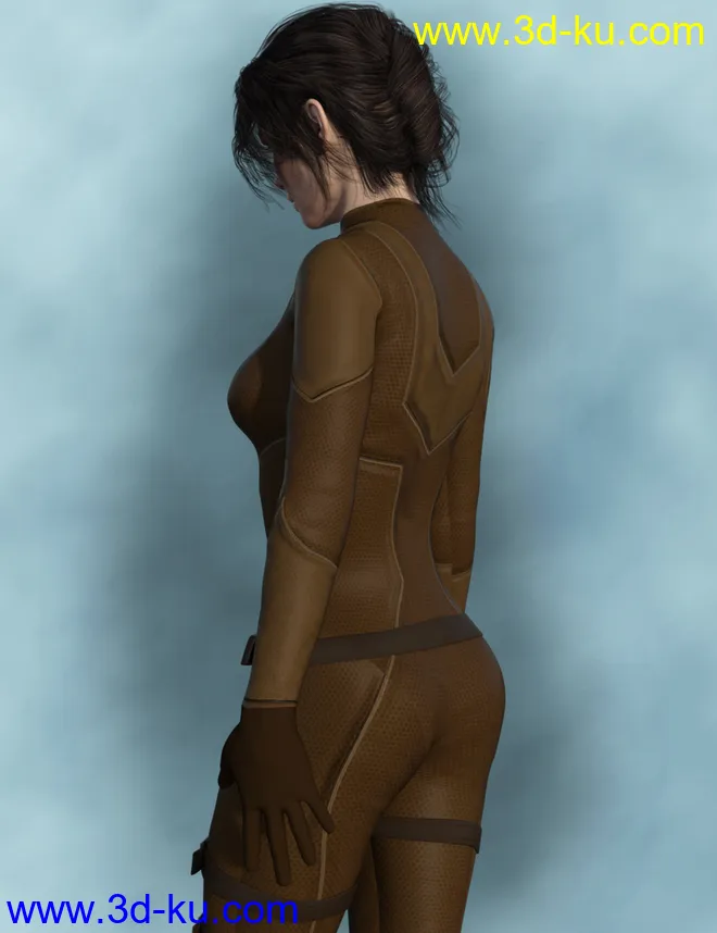 X-Fashion Sci Bodysuit 6 for Genesis 8 Female(s)模型的图片3