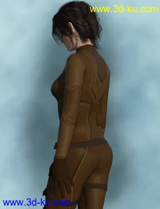 3D打印模型X-Fashion Sci Bodysuit 6 for Genesis 8 Female(s)的图片