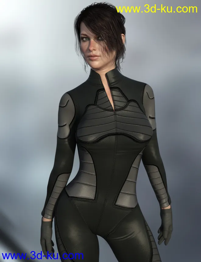X-Fashion Sci Bodysuit 7 for Genesis 8 Female(s)模型的图片1